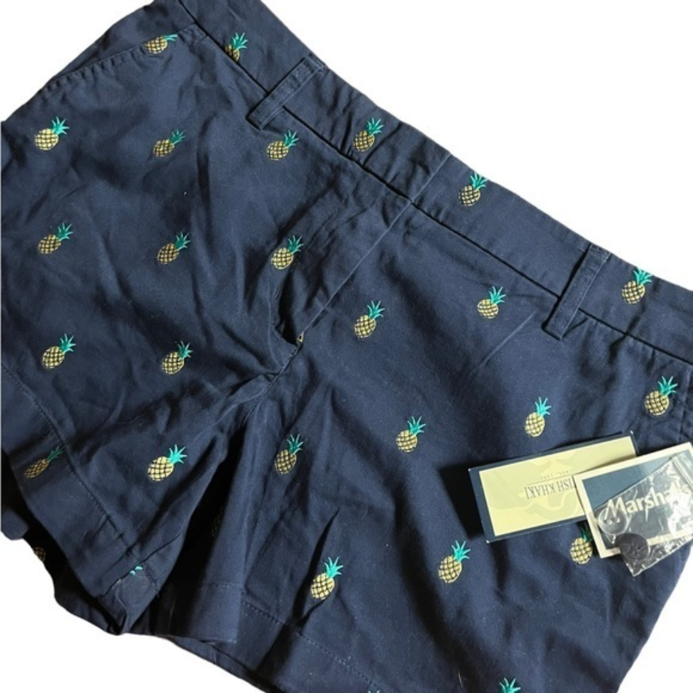 British‎ khaki size 10 womens pineapple shorts NWTa